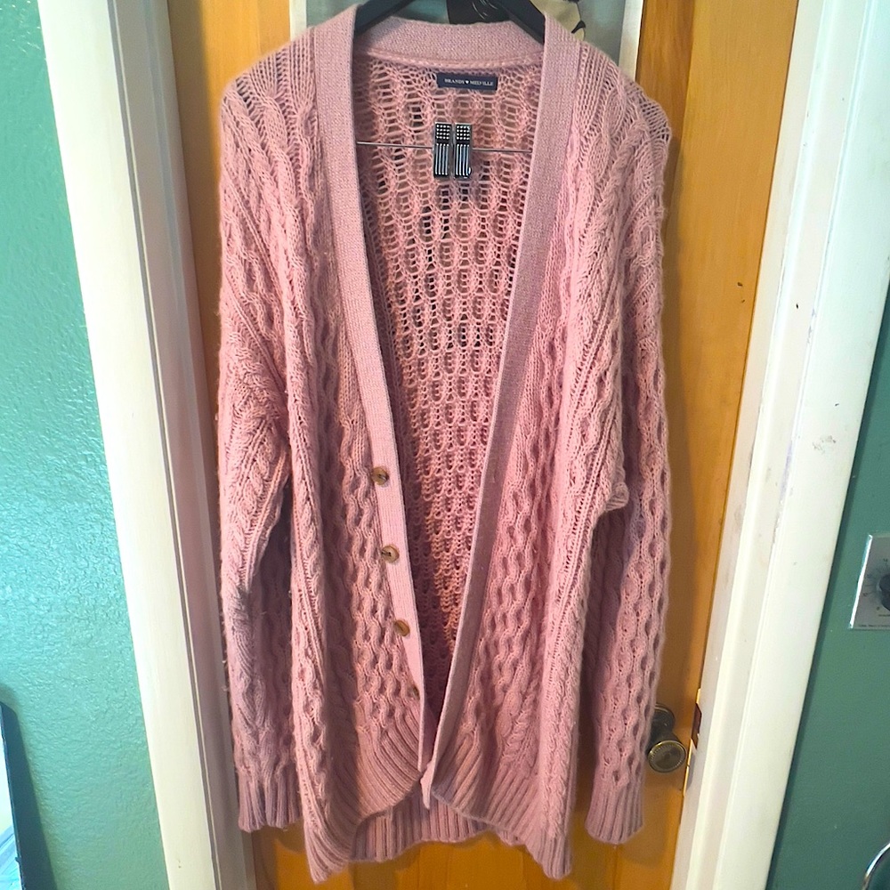Custom Blush Eva Knit Wool Eva Cardigan!